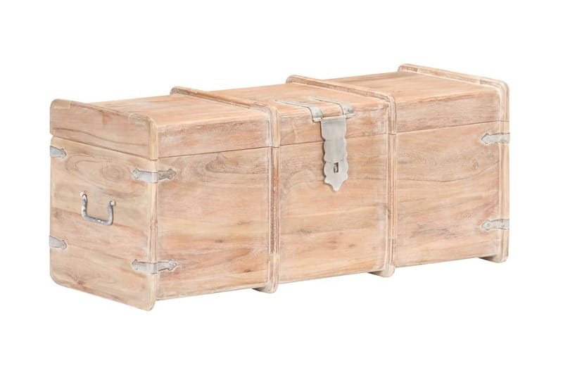 Förvaringskista 90x40x40 cm massivt akaciaträ - Brun - Förvaring - Förvaringsmöbler - Förvaringskista