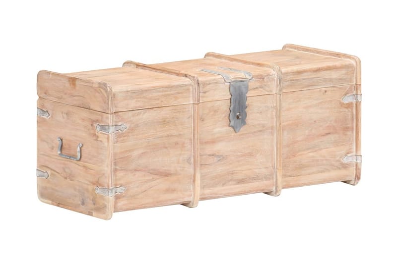 Förvaringskista 90x40x40 cm massivt akaciaträ - Brun - Förvaring - Förvaringsmöbler - Förvaringskista