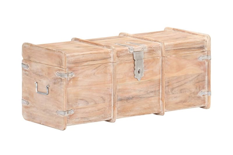 Förvaringskista 90x40x40 cm massivt akaciaträ - Brun - Förvaring - Förvaringsmöbler - Förvaringskista