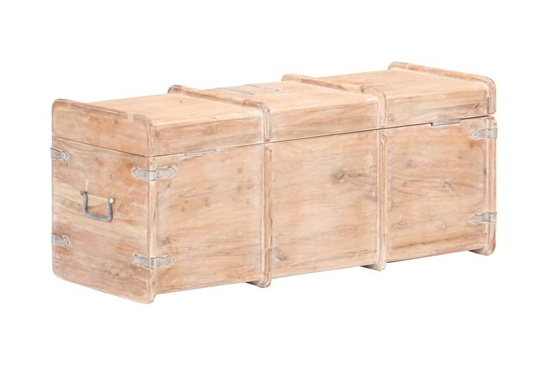Förvaringskista 90x40x40 cm massivt akaciaträ - Brun - Förvaring - Förvaringsmöbler - Förvaringskista