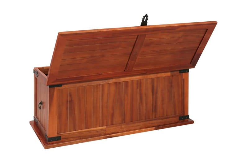 Förvaringskista 90x45x40 cm massivt akaciaträ - Brun - Förvaring - Förvaringsmöbler - Förvaringskista
