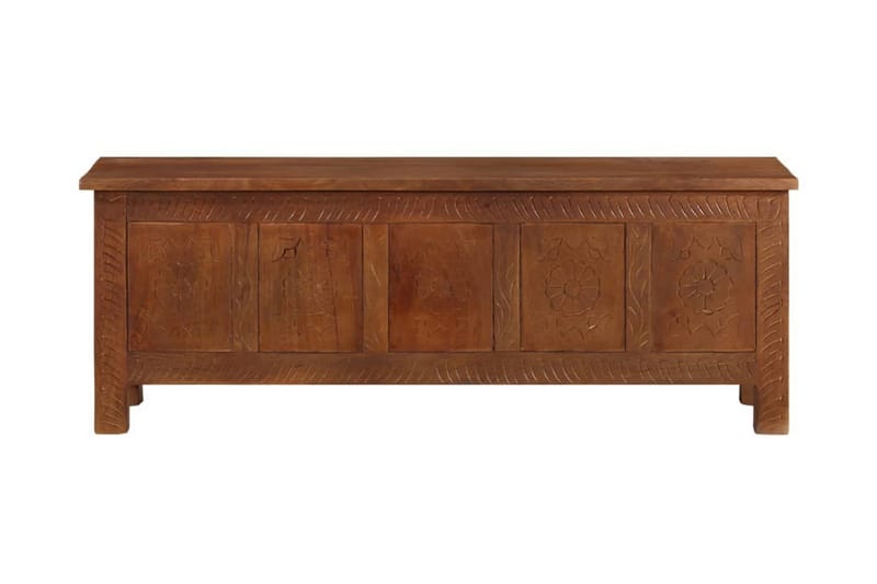 Förvaringslåda 110x30x40 cm massivt mangoträ - Brun - Förvaring - Förvaringsmöbler - Förvaringskista
