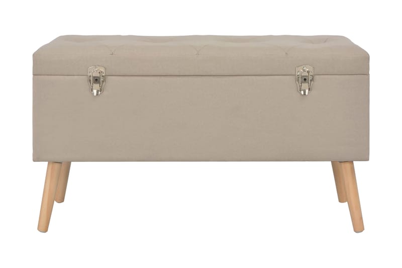 Förvaringspallar 3 st beige tyg - Beige - Förvaring - Förvaringsmöbler - Förvaringskista