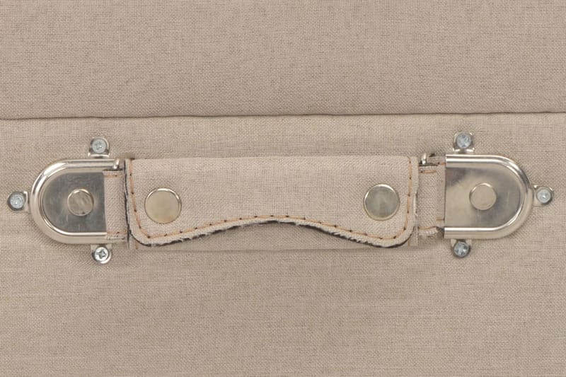 Förvaringspallar 3 st beige tyg - Beige - Förvaring - Förvaringsmöbler - Förvaringskista