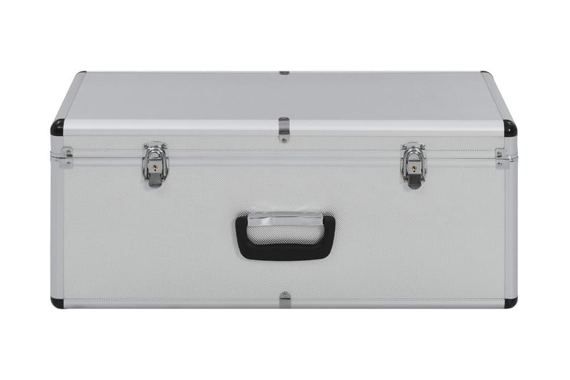 Förvaringsväskor 2 st silver aluminium - Silver - Förvaring - Förvaringsmöbler - Förvaringskista