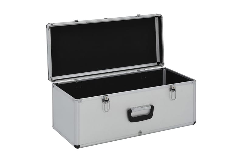 Förvaringsväskor 2 st silver aluminium - Silver - Förvaring - Förvaringsmöbler - Förvaringskista