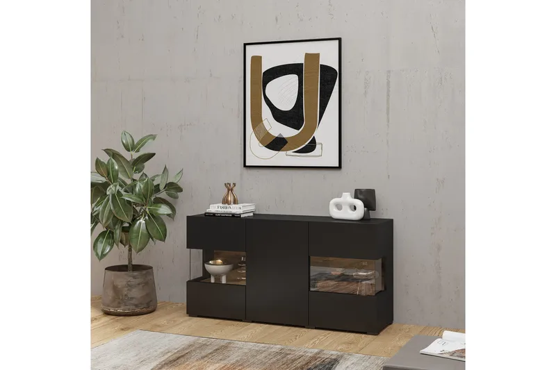 Jestine Förvaringskista 120 cm, Svart