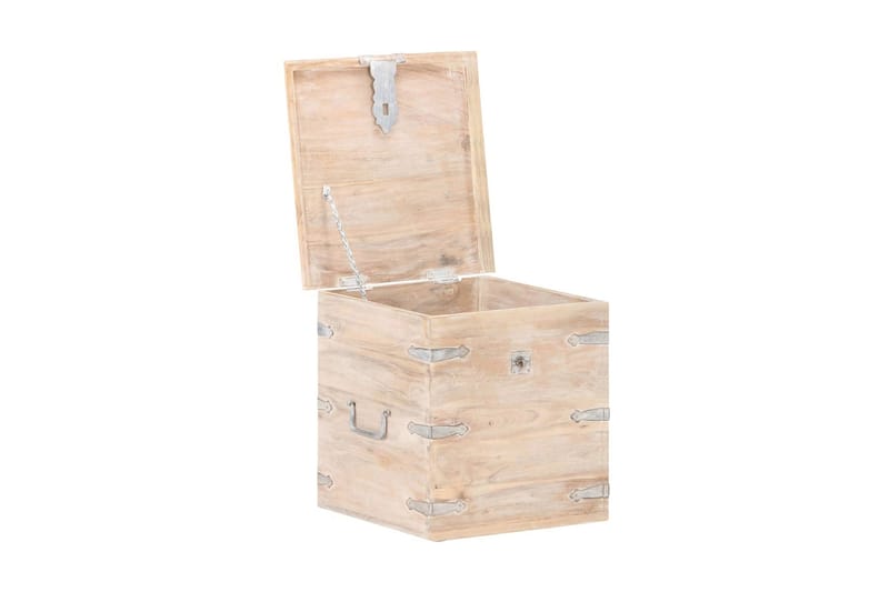 Kista 40x40x40 cm massivt akaciaträ - Brun - Förvaring - Förvaringsmöbler - Förvaringskista