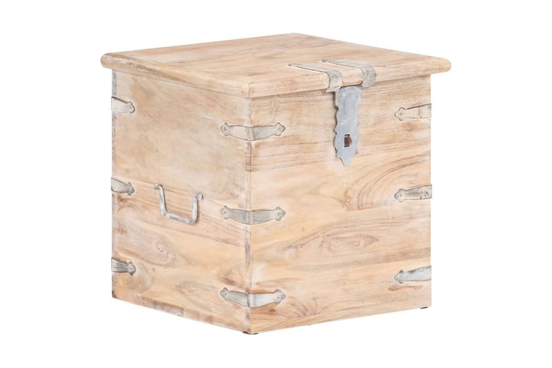 Kista 40x40x40 cm massivt akaciaträ - Brun - Förvaring - Förvaringsmöbler - Förvaringskista