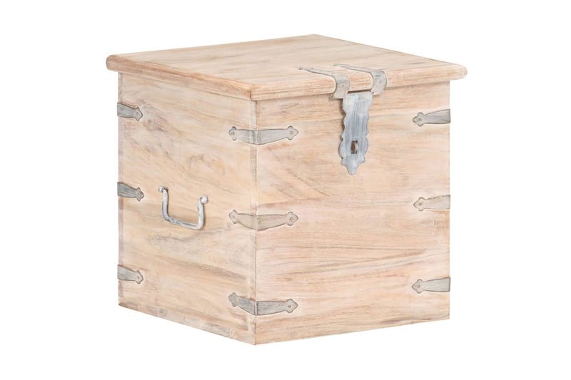 Kista 40x40x40 cm massivt akaciaträ - Brun - Förvaring - Förvaringsmöbler - Förvaringskista