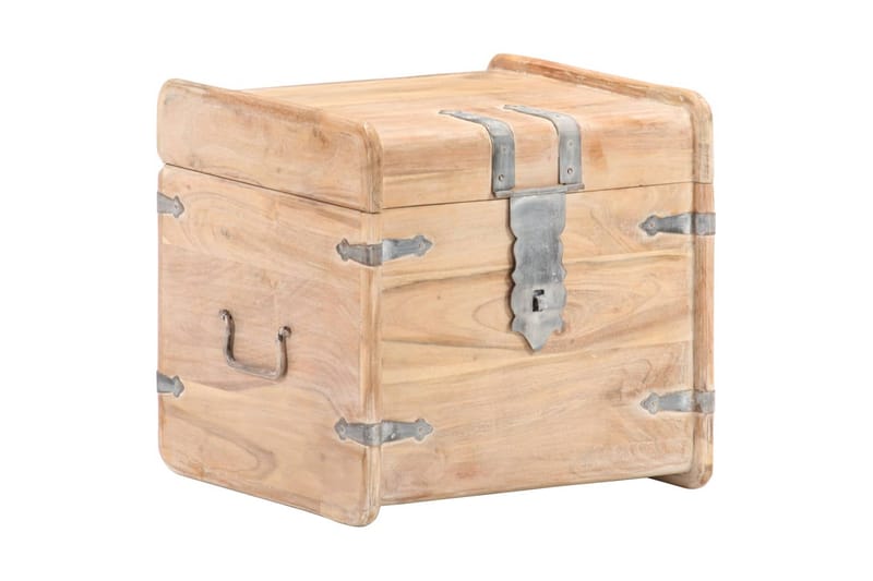 Kista 40x40x40 cm massivt akaciaträ - Brun - Förvaring - Förvaringsmöbler - Förvaringskista