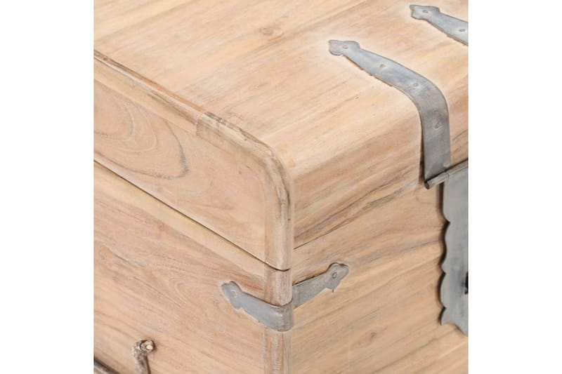 Kista 40x40x40 cm massivt akaciaträ - Brun - Förvaring - Förvaringsmöbler - Förvaringskista