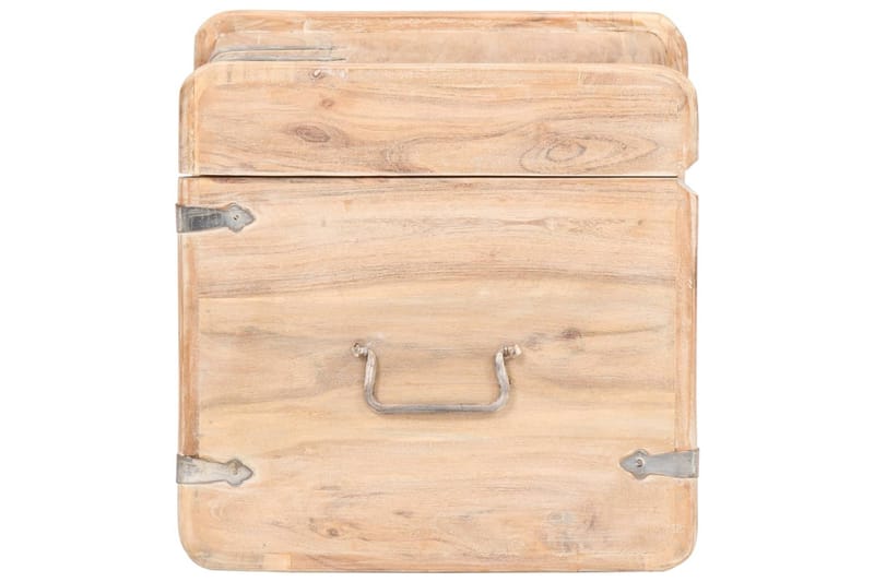 Kista 40x40x40 cm massivt akaciaträ - Brun - Förvaring - Förvaringsmöbler - Förvaringskista