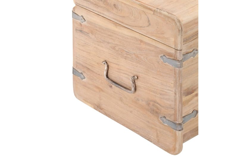 Kista 40x40x40 cm massivt akaciaträ - Brun - Förvaring - Förvaringsmöbler - Förvaringskista