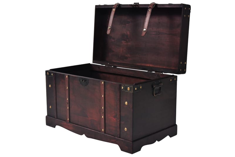Vintagekista trä 66x38x40 cm - Brun - Förvaring - Förvaringsmöbler - Förvaringskista