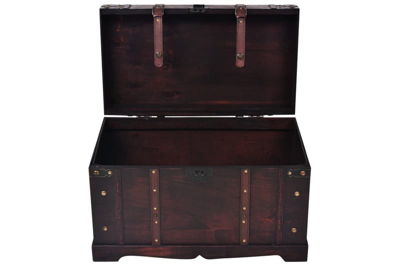 Vintagekista trä 66x38x40 cm - Brun - Förvaring - Förvaringsmöbler - Förvaringskista