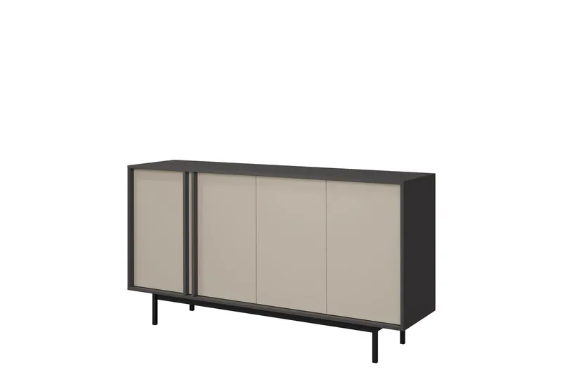 Farshian Skänk 163x43 cm - Grå/Beige - Förvaring - Förvaringsmöbler - Sideboard & skänk
