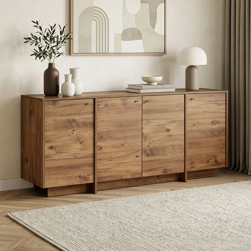 Farvik Konsolbord 180x82x45 cm - Atlantic Pine - Förvaring - Förvaringsmöbler - Sideboard & skänk