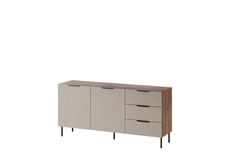 Fiesta Skänk 156x42 cm, Brun/Beige