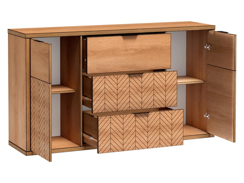 Fonti Möbelpaket Vardagsrum - Brun - Förvaring - Förvaringsmöbler - Sideboard & skänk