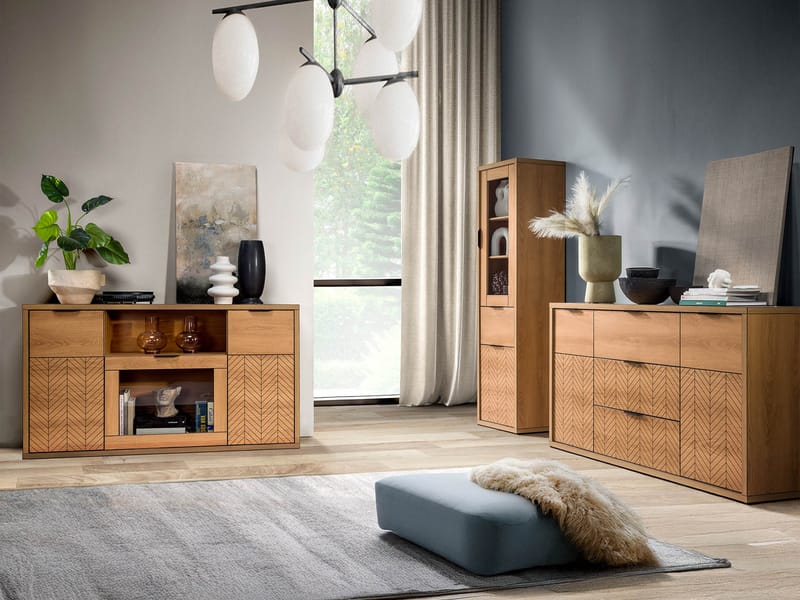 Fonti Möbelpaket Vardagsrum - Brun - Förvaring - Förvaringsmöbler - Sideboard & skänk