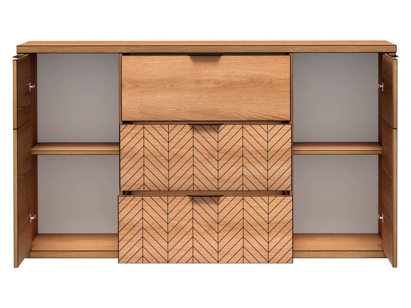 Fonti Möbelpaket Vardagsrum - Brun - Förvaring - Förvaringsmöbler - Sideboard & skänk