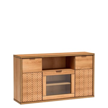 Fonti Rektangulär Skänk 158 cm i Trä med Glaslucka - Brun - Förvaring - Förvaringsmöbler - Sideboard & skänk