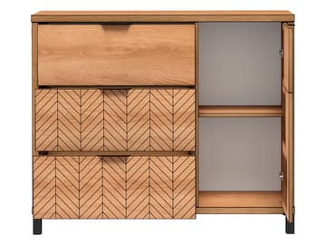 Fonti Skänk 118 cm - Brun|svart - Förvaring - Förvaringsmöbler - Byrå