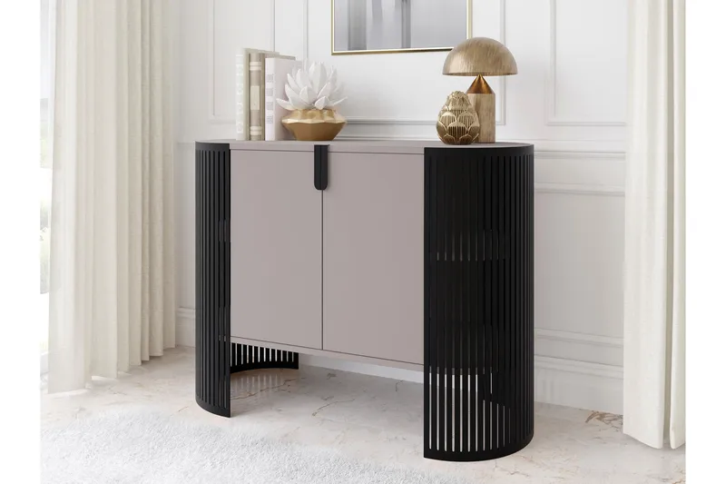 Friend Skänk 120x40 cm - Svart/Beige - Förvaring - Förvaringsmöbler - Sideboard & skänk