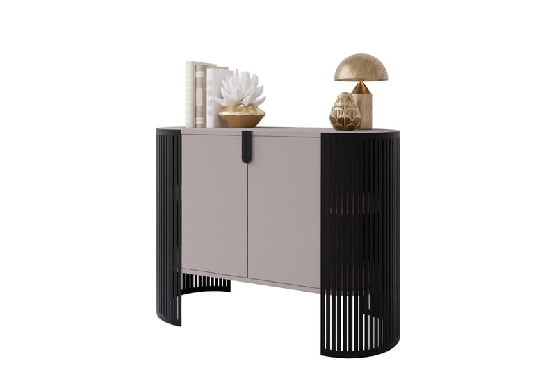Friend Skänk 120x40 cm - Svart/Beige - Förvaring - Förvaringsmöbler - Sideboard & skänk