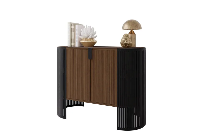 Friend Skänk 120x40 cm - Svart/Brun - Förvaring - Förvaringsmöbler - Sideboard & skänk