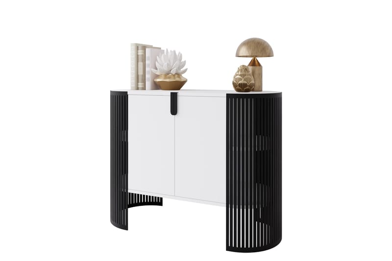Friend Skänk 120x40 cm - Vit/Svart - Förvaring - Förvaringsmöbler - Sideboard & skänk