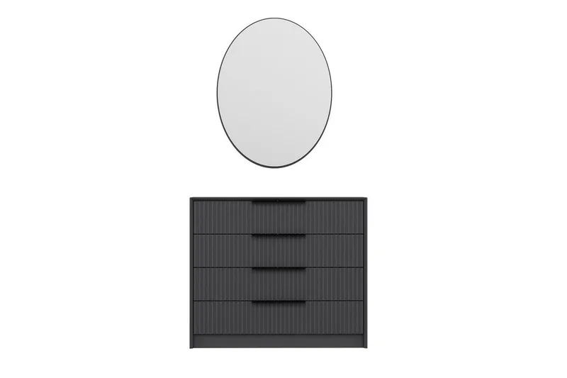 Fruitland Hörnbyrå 100 cm - Antracit - Förvaring - Förvaringsmöbler - Byrå - Hallbyrå