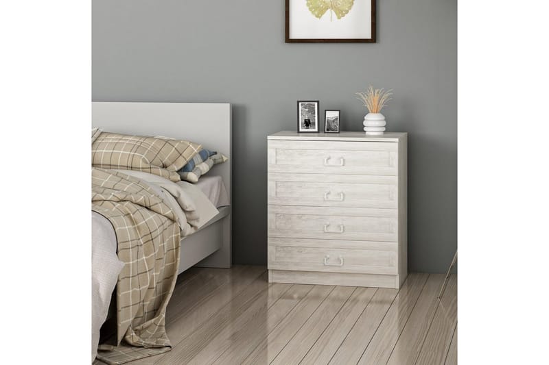 Fruitland Hörnbyrå 72 cm - Vit - Förvaring - Förvaringsmöbler - Byrå