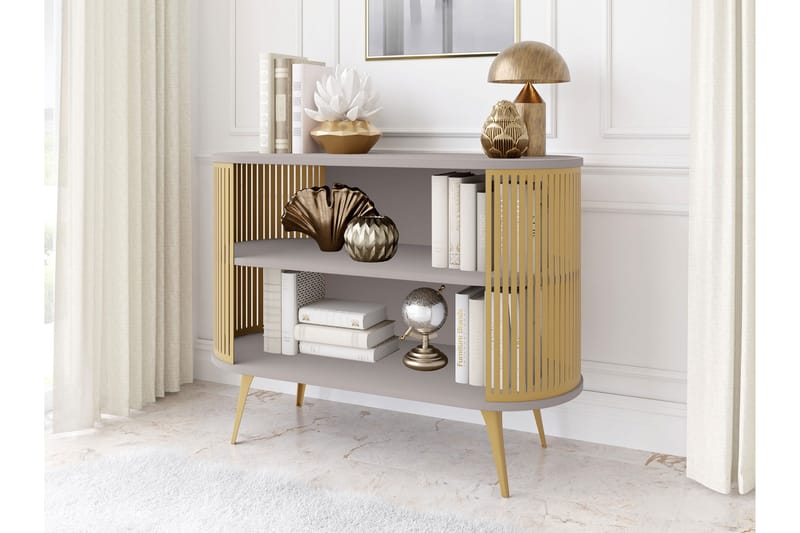Galia Skänk 120x40 cm - Guld/Beige - Förvaring - Förvaringsmöbler - Sideboard & skänk