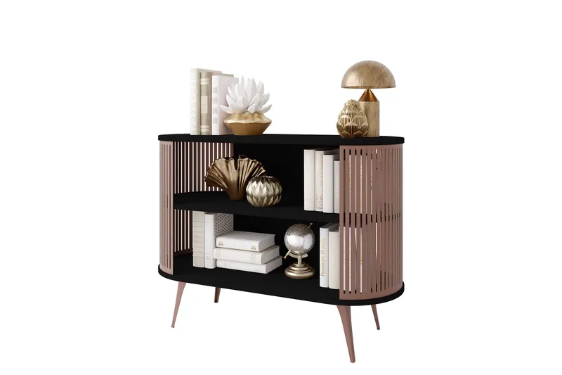Galia Skänk 120x40 cm - Rosa/Svart - Förvaring - Förvaringsmöbler - Sideboard & skänk