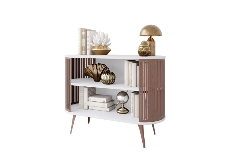 Galia Skänk 120x40 cm - Rosa/Vit - Förvaring - Förvaringsmöbler - Sideboard & skänk
