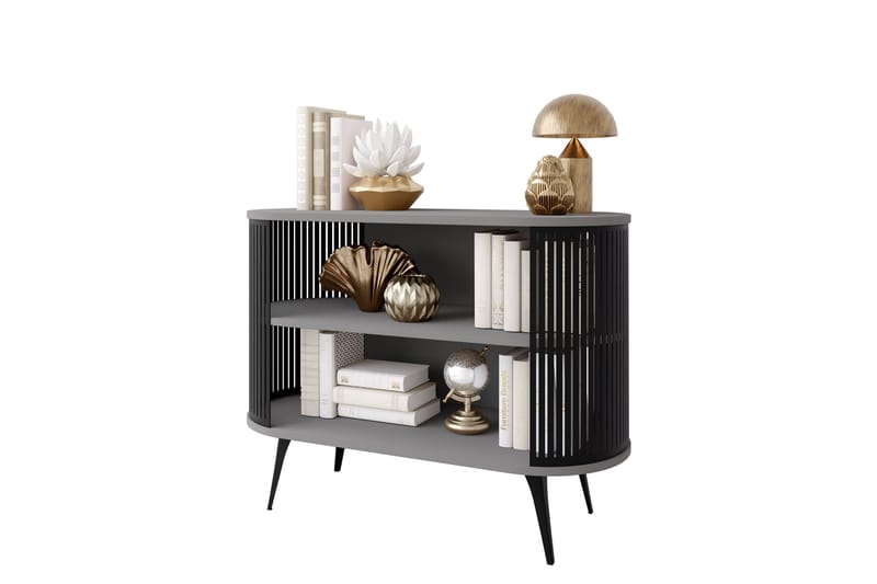 Galia Skänk 120x40 cm - Svart/Grå - Förvaring - Förvaringsmöbler - Sideboard & skänk