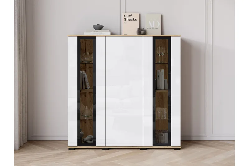 Gamal Highboard, Svart