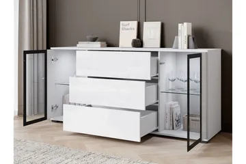 Gamal Skänk 150x40 cm - Brun - Förvaring - Förvaringsmöbler - Sideboard & skänk