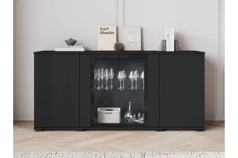 Gamal Skänk 150x40 cm - Brun - Förvaring - Förvaringsmöbler - Sideboard & skänk