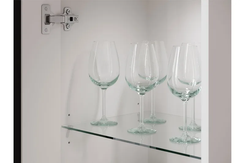 Gamal Skänk 150x40 cm - Brun/Vit - Förvaring - Skåp - Förvaringsskåp