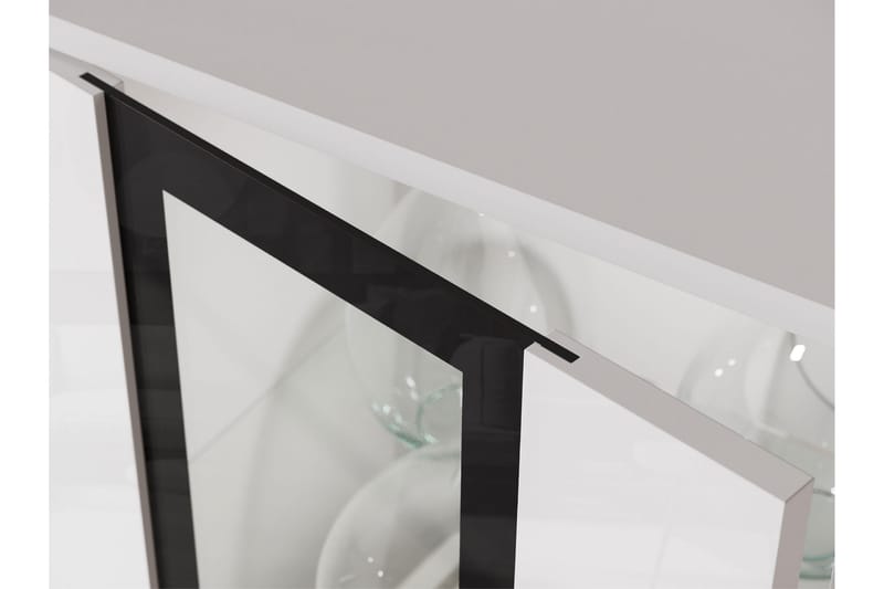 Gamal Skänk 150x40 cm - Vit/Rosa - Förvaring - Förvaringsmöbler - Sideboard & skänk