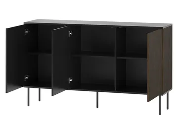 Gravendal Skänk 151x88 cm - Svart, valnöt - Förvaring - Förvaringsmöbler - Sideboard & skänk