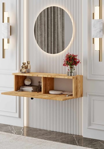 Grynor Sideboard 90x26x22 cm - Atlantic Pine - Förvaring - Förvaringsmöbler - Sideboard & skänk
