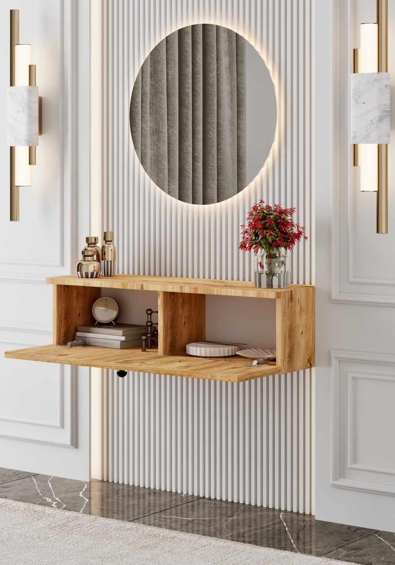 Grynor Sideboard 90x26x22 cm - Atlantic Pine - Förvaring - Förvaringsmöbler - Sideboard & skänk