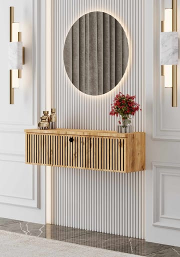 Grynor Sideboard 90x26x22 cm - Atlantic Pine - Förvaring - Förvaringsmöbler - Sideboard & skänk