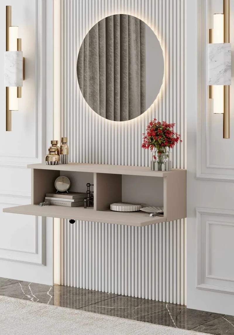 Grynor Sideboard 90x26x22 cm - Sandstone - Förvaring - Förvaringsmöbler - Sideboard & skänk