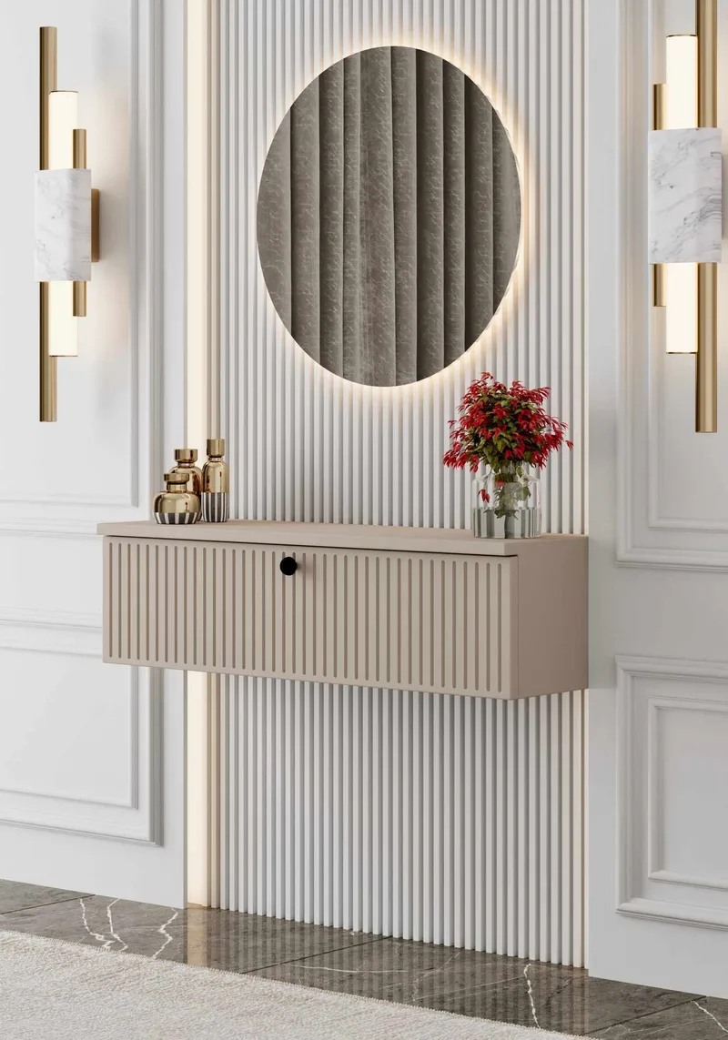 Grynor Sideboard 90x26x22 cm - Sandstone - Förvaring - Förvaringsmöbler - Sideboard & skänk