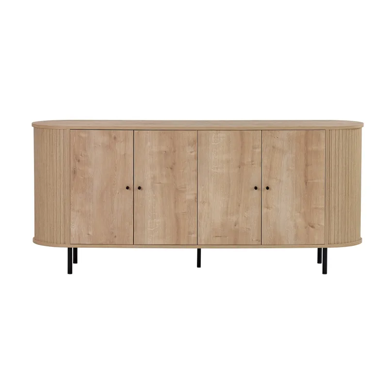 Haulover Konsolbord 180 cm - Sapphire Oak/Svart - Förvaring - Förvaringsmöbler - Sideboard & skänk